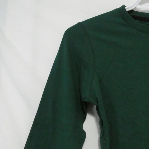 OLD NAVY | medium (8) | Solid Green Long Sleeve T-Shirt / Shirt | NWOT - Picture 3 of 14